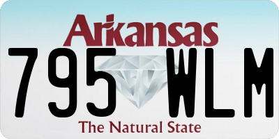 AR license plate 795WLM