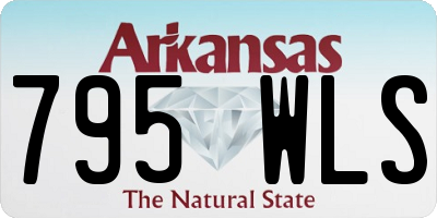 AR license plate 795WLS