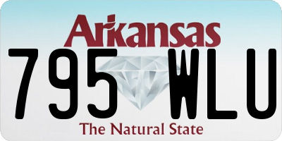 AR license plate 795WLU