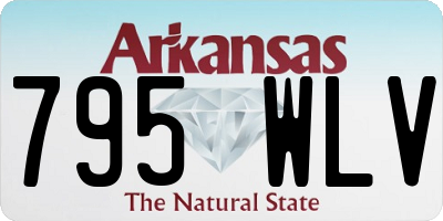 AR license plate 795WLV