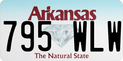 AR license plate 795WLW