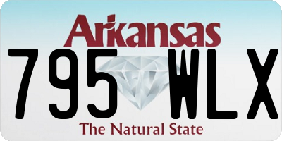 AR license plate 795WLX