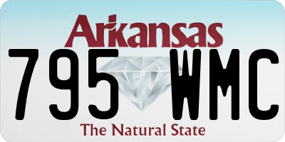 AR license plate 795WMC