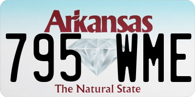 AR license plate 795WME