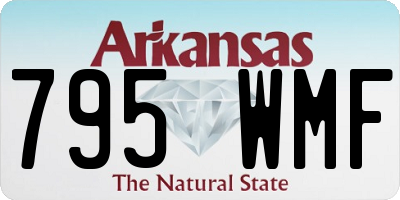 AR license plate 795WMF