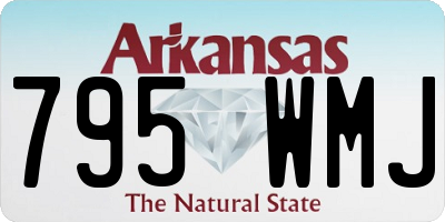 AR license plate 795WMJ