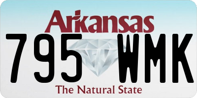 AR license plate 795WMK