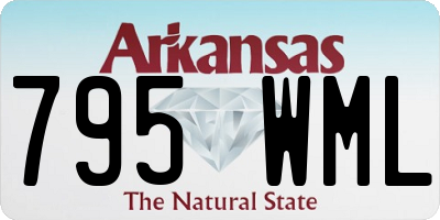 AR license plate 795WML