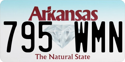 AR license plate 795WMN
