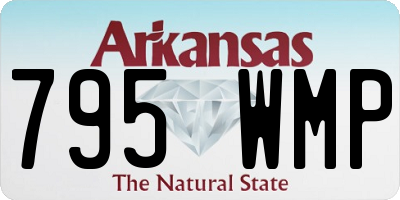 AR license plate 795WMP