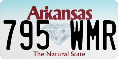 AR license plate 795WMR