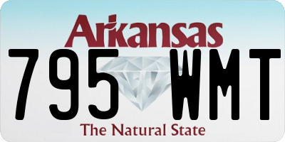 AR license plate 795WMT