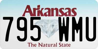 AR license plate 795WMU