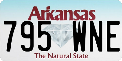 AR license plate 795WNE