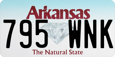 AR license plate 795WNK