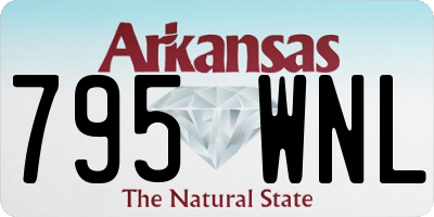 AR license plate 795WNL