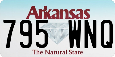 AR license plate 795WNQ