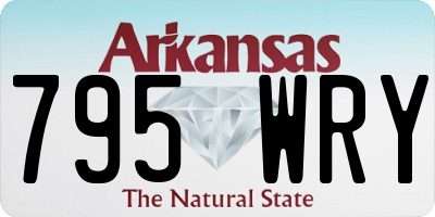 AR license plate 795WRY