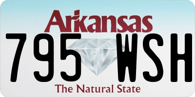 AR license plate 795WSH