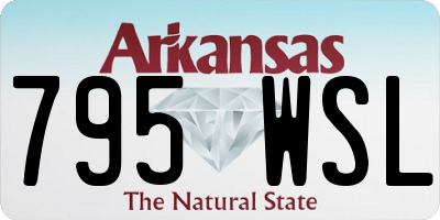 AR license plate 795WSL