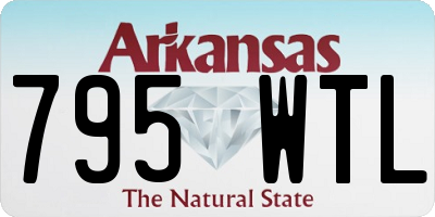 AR license plate 795WTL