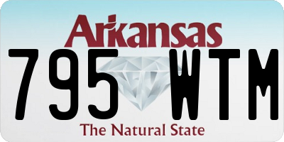 AR license plate 795WTM