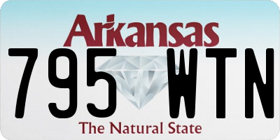 AR license plate 795WTN