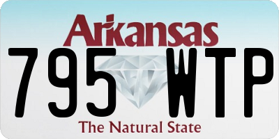 AR license plate 795WTP