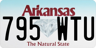 AR license plate 795WTU