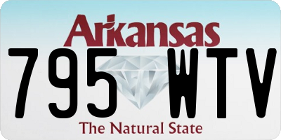 AR license plate 795WTV