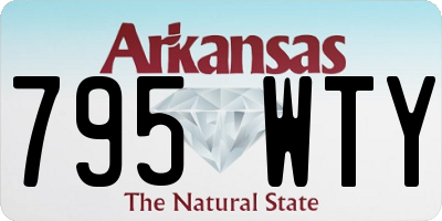 AR license plate 795WTY