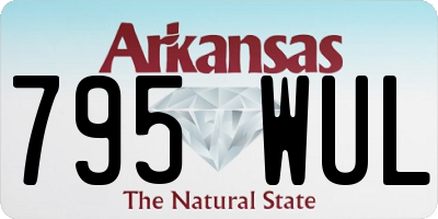 AR license plate 795WUL