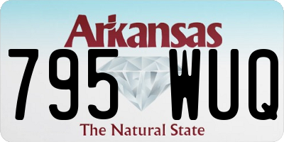 AR license plate 795WUQ