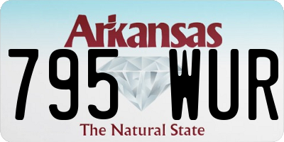 AR license plate 795WUR