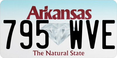 AR license plate 795WVE