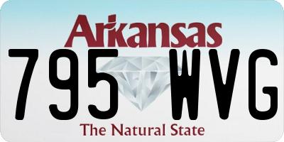 AR license plate 795WVG