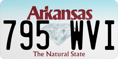 AR license plate 795WVI