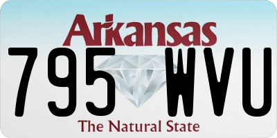 AR license plate 795WVU
