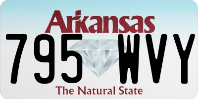 AR license plate 795WVY