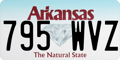 AR license plate 795WVZ