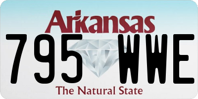 AR license plate 795WWE