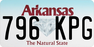 AR license plate 796KPG