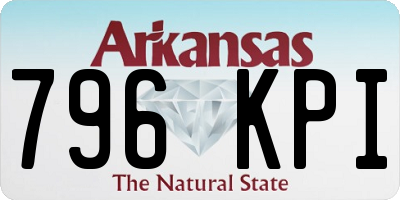 AR license plate 796KPI