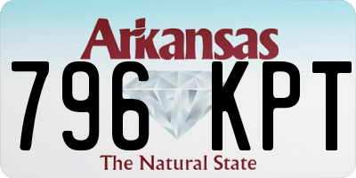 AR license plate 796KPT