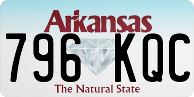 AR license plate 796KQC