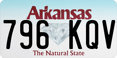 AR license plate 796KQV