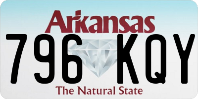 AR license plate 796KQY