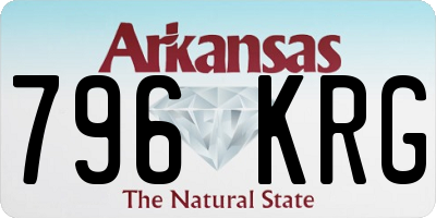 AR license plate 796KRG