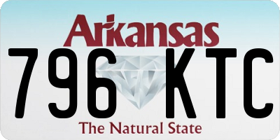 AR license plate 796KTC