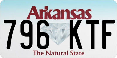 AR license plate 796KTF